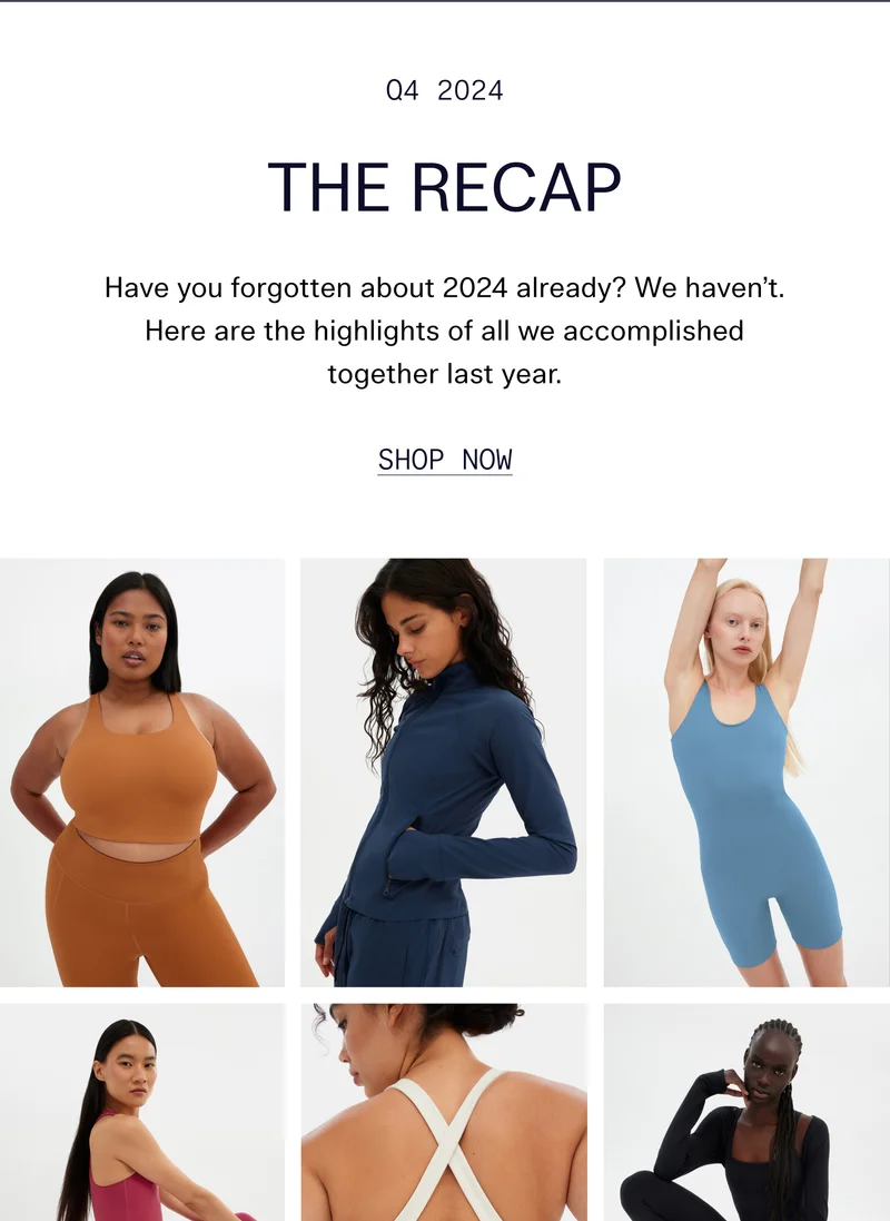 Q4 2024 The Recap  Have you forgotten about 2024 already? We haven’t. Here are the highlights of all we accomplished together last year.  |  Shop Now