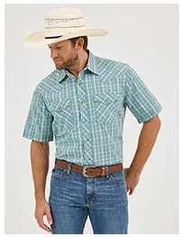 Men's 20X Competition Advanced Comfort Short Sleeve Western Snap Shirt