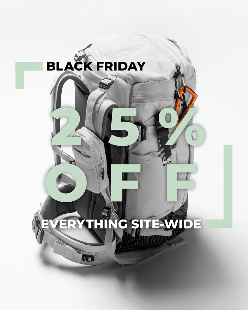 Black Friday. 25% off everything site-wide