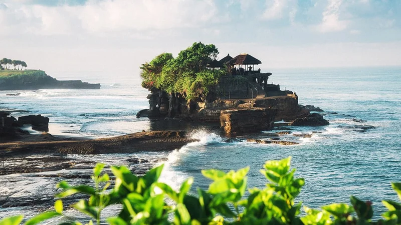 Image description: Tanah Lot, in Bali.