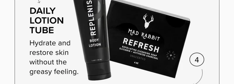 Daily lotion tube