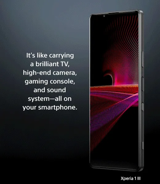 It's like carrying a brilliant TV, high-end camera, gaming console, and sound system—all on your smartphone