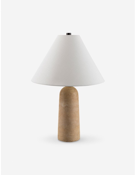 Markov Table Lamp-Travertine / Small