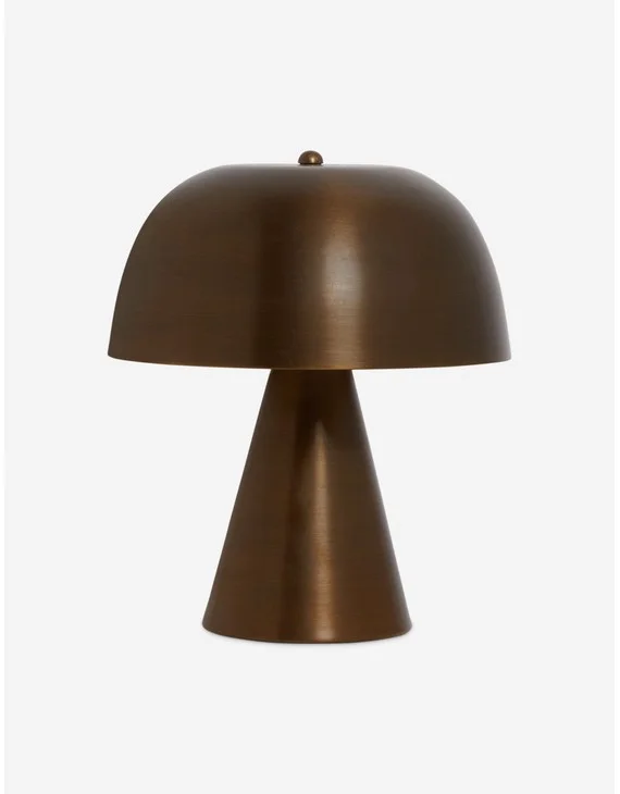 Wembley Cordless Table Lamp-Antique Brass / Mini