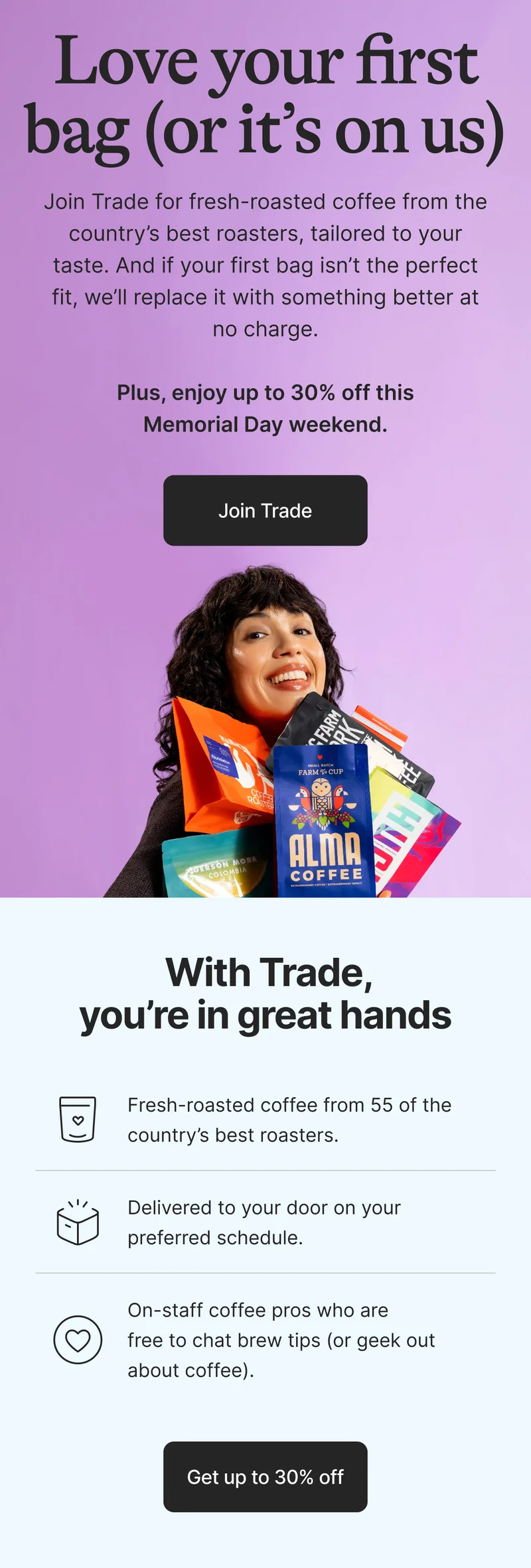 Take the quiz and get up to 30% off
