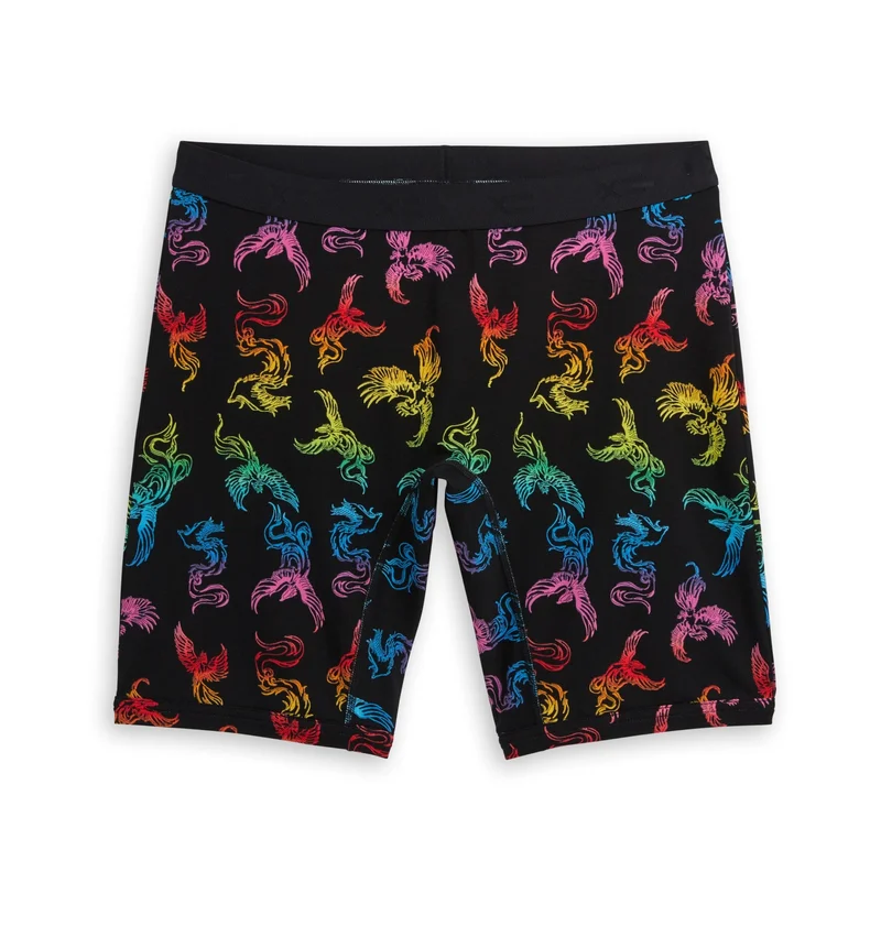 Image of 9" Boxer Briefs - Rainbow Phoenix