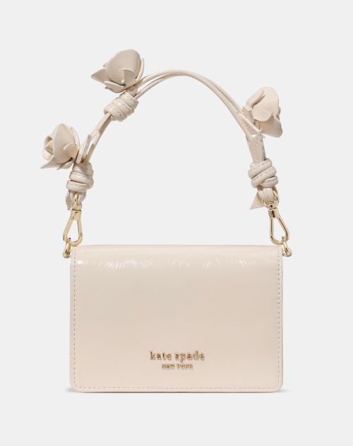Natasha Patent Rose Strap Mini Bag