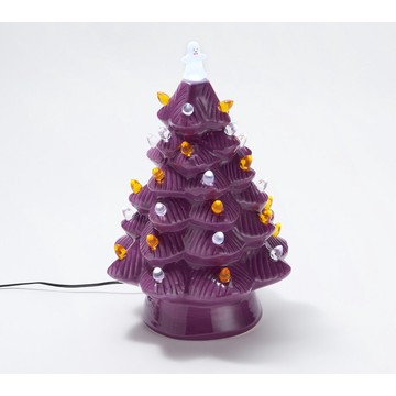 Mr. Halloween 12" Illuminated Ceramic Nostalgic Tree