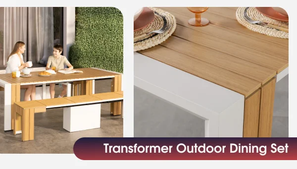 Transformer Outdoor Dining Set