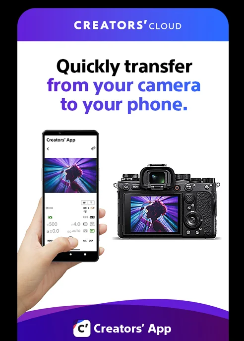 Creator's Cloud | Quickly transfer from your camera to your phone | Creators' App