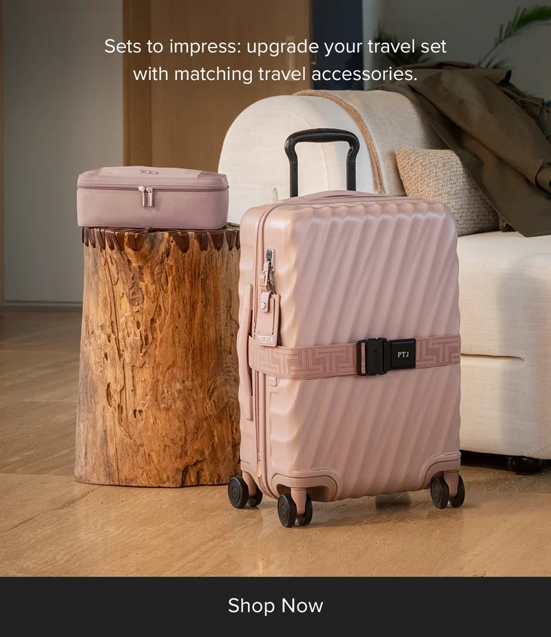 Sets to Impress: upgrade you travel set with matching travel accessores.