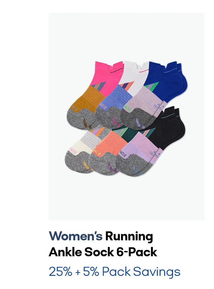 Women's Running Ankle Sock 6-Pack