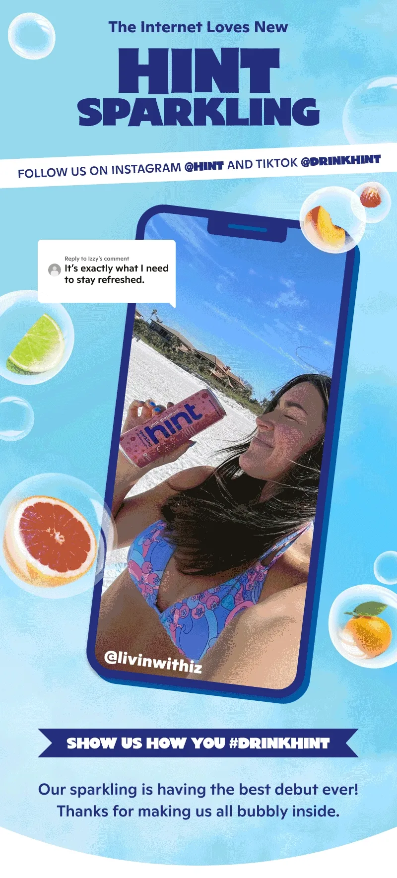 new hint sparkling
