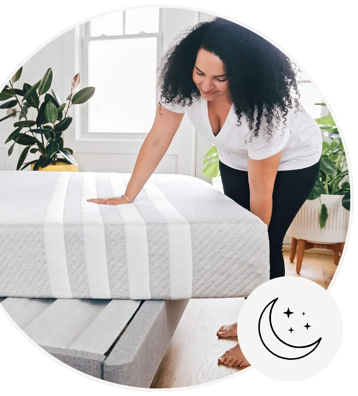 Original Hybrid Image -- Great sleep Icon with moon and stars