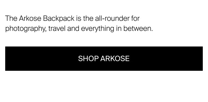 The Arkose Backpack is the all-rounder for photography, travel and everything in between.