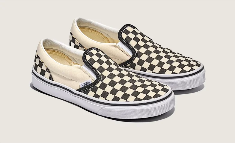 Big Kids Classic Slip-On Checkerboard Shoe