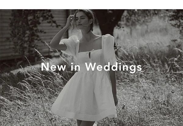 new in weddings