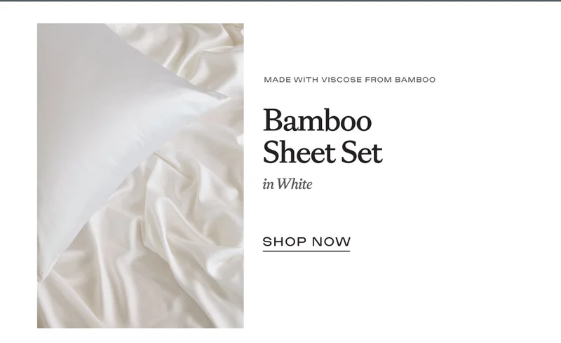 Bamboo Sheet Set - Shop Now Bamboo Sheet Set - Shop Now