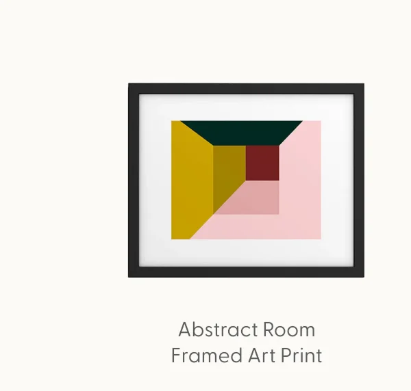 Abstract room Framed Art Print