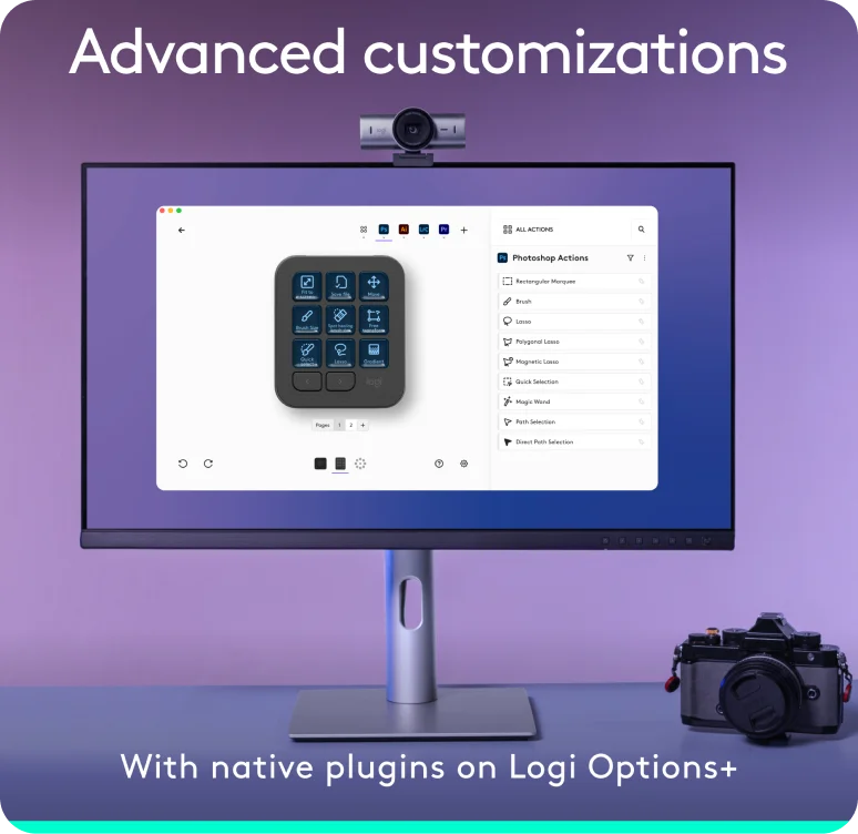 Advanced customizations With native plugins on Logi Options+
