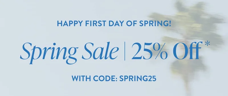Spring Sale | 25% Off Sitewide with Code: SPRING25