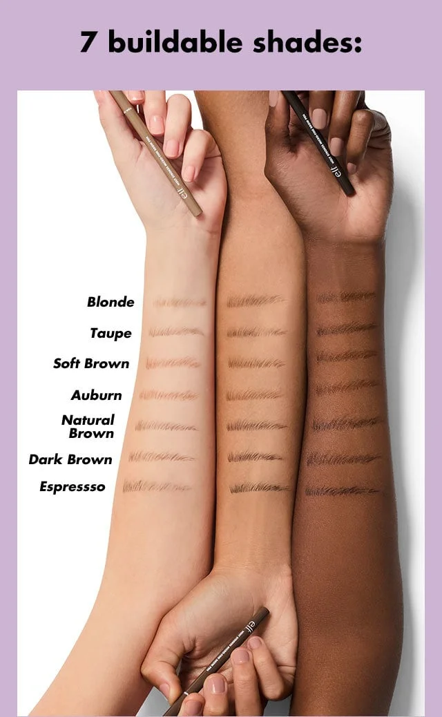 7 buildable shades