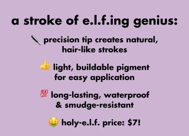 precision tip creates natural, hair-like strokes