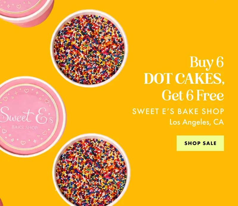 Sweet E's Dot Cake BOGO Sweet E's Dot Cake BOGO