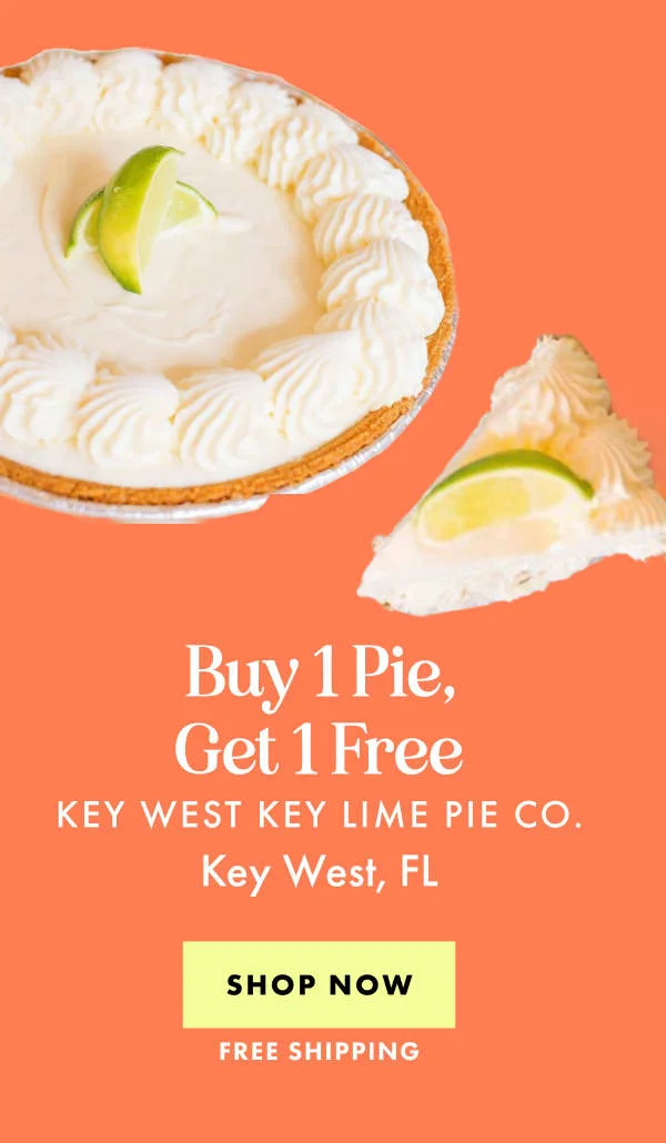 Key West Key Lime Pie - Buy 1, Get 1 Free Key West Key Lime Pie - Buy 1, Get 1 Free