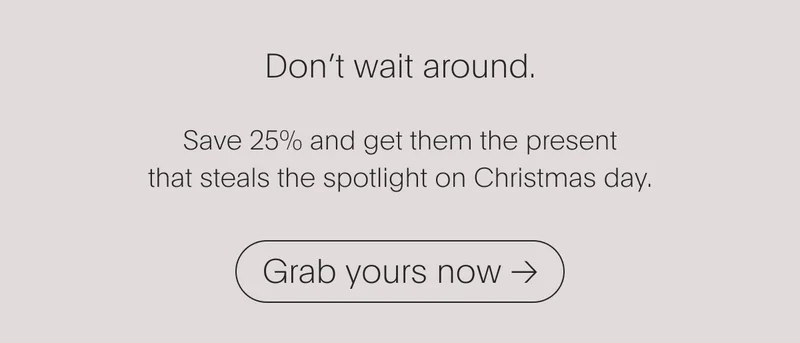 Don't delay, shop now