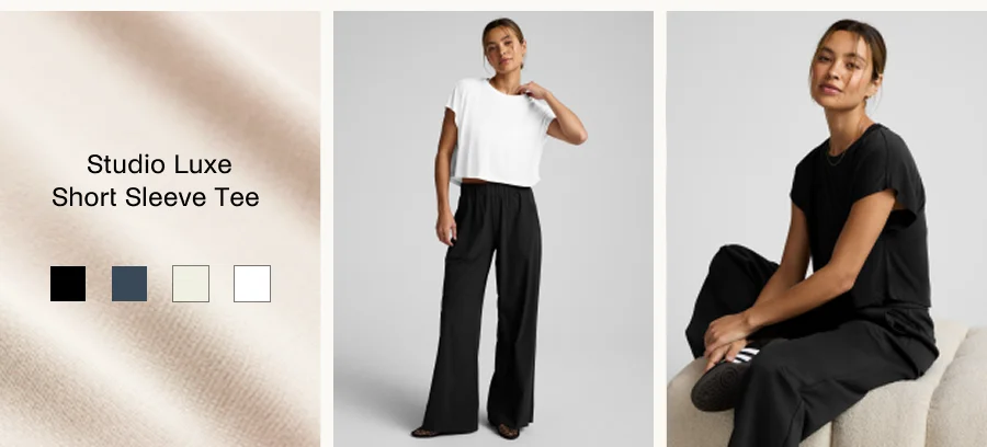 Studio Luxe Cropped Tee
