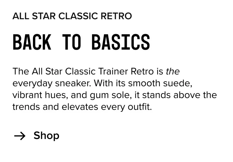 Shop All Star Classic Retro