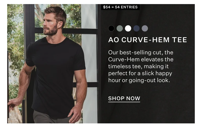 Shop AO Curve-Hem Tee