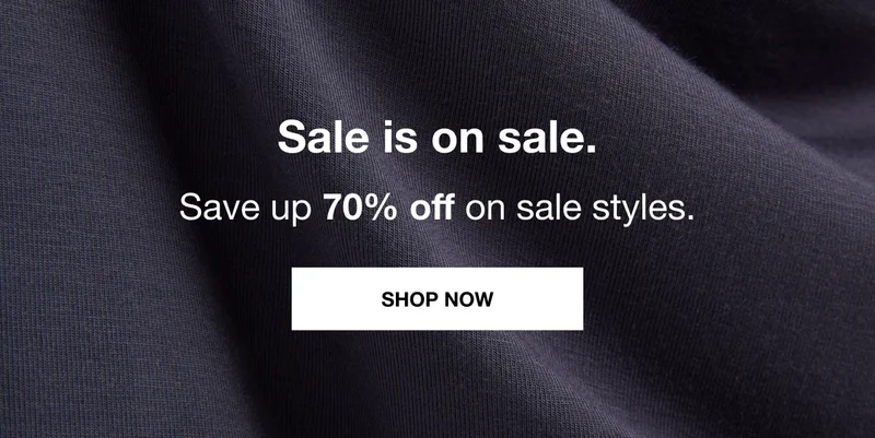 Sale is on sale.