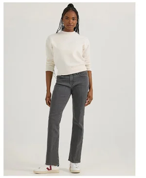 Women's Legendary Regular Straight Jean Washed Black
