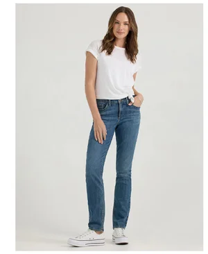 Women's Legendary Regular Straight Jean in Indigo Luster