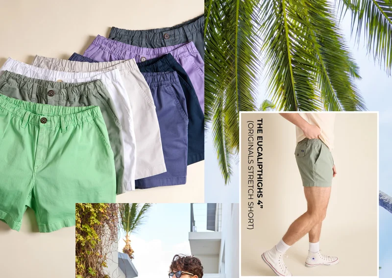 Originals Stretch Short: The Eucalipthighs 4"