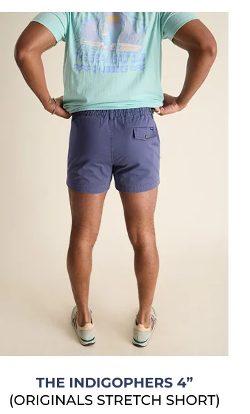 Originals Stretch Short: The Indigophers 4"