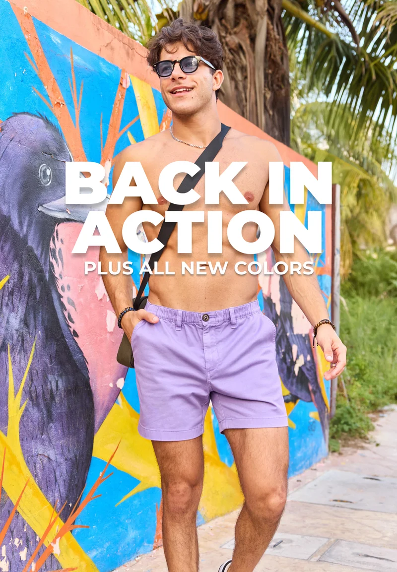 BACK IN ACTION + ALL NEW COLORS