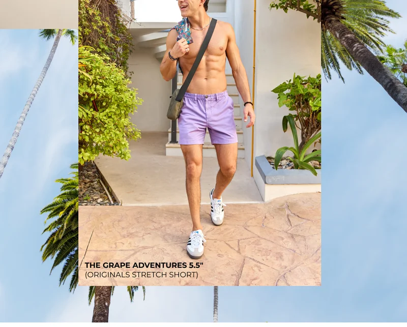 Originals Stretch Short: The Grape Adventures 5.5"