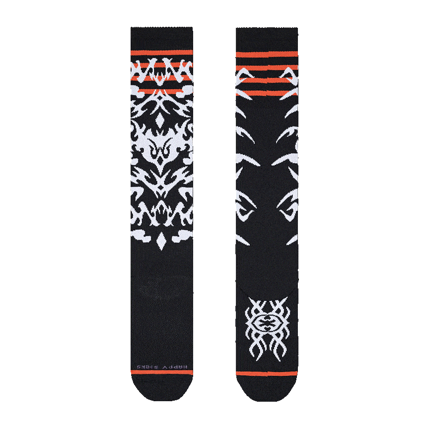 Tat Knee High Sneaker Sock