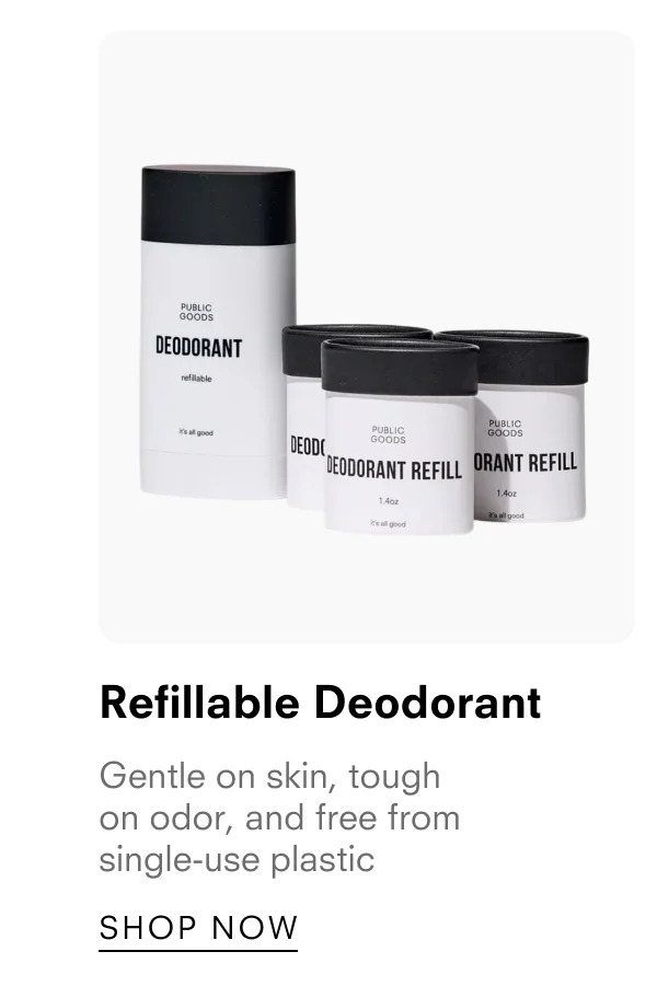 Refillable Deodorant