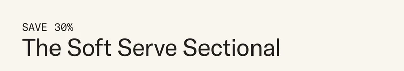 The Soft Serve Sectional