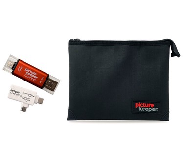 Picture Keeper Connect 64GB Storage Device w/ Fire & Water Resistant Pouch