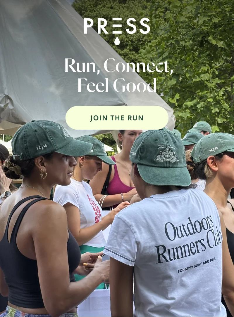 Run, connect, feel good