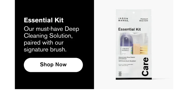 Essential Kit | Our must-have Deep  Cleaning Solution,  paired with our  signature brush. | Shop Now