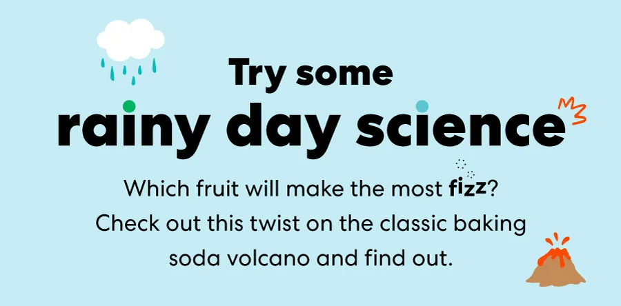 Try some rainy day science!
