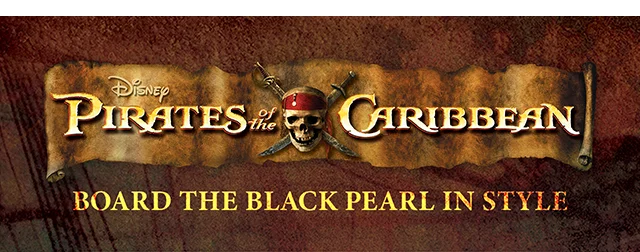 Disney Pirates Of The Caribbean. Board The Black Pearl In Style. Shop Now