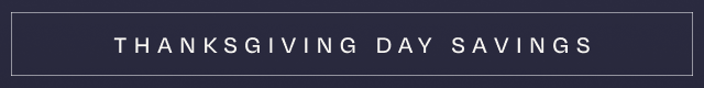 Thanksgiving Day Savings - Image