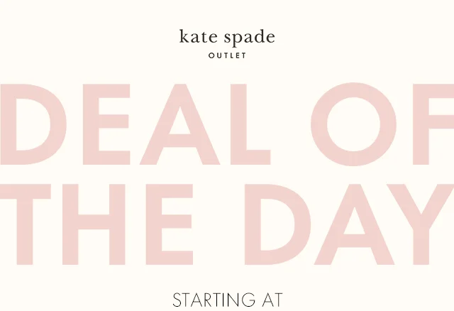 DEAL OF THE THE DAY STARTING AT